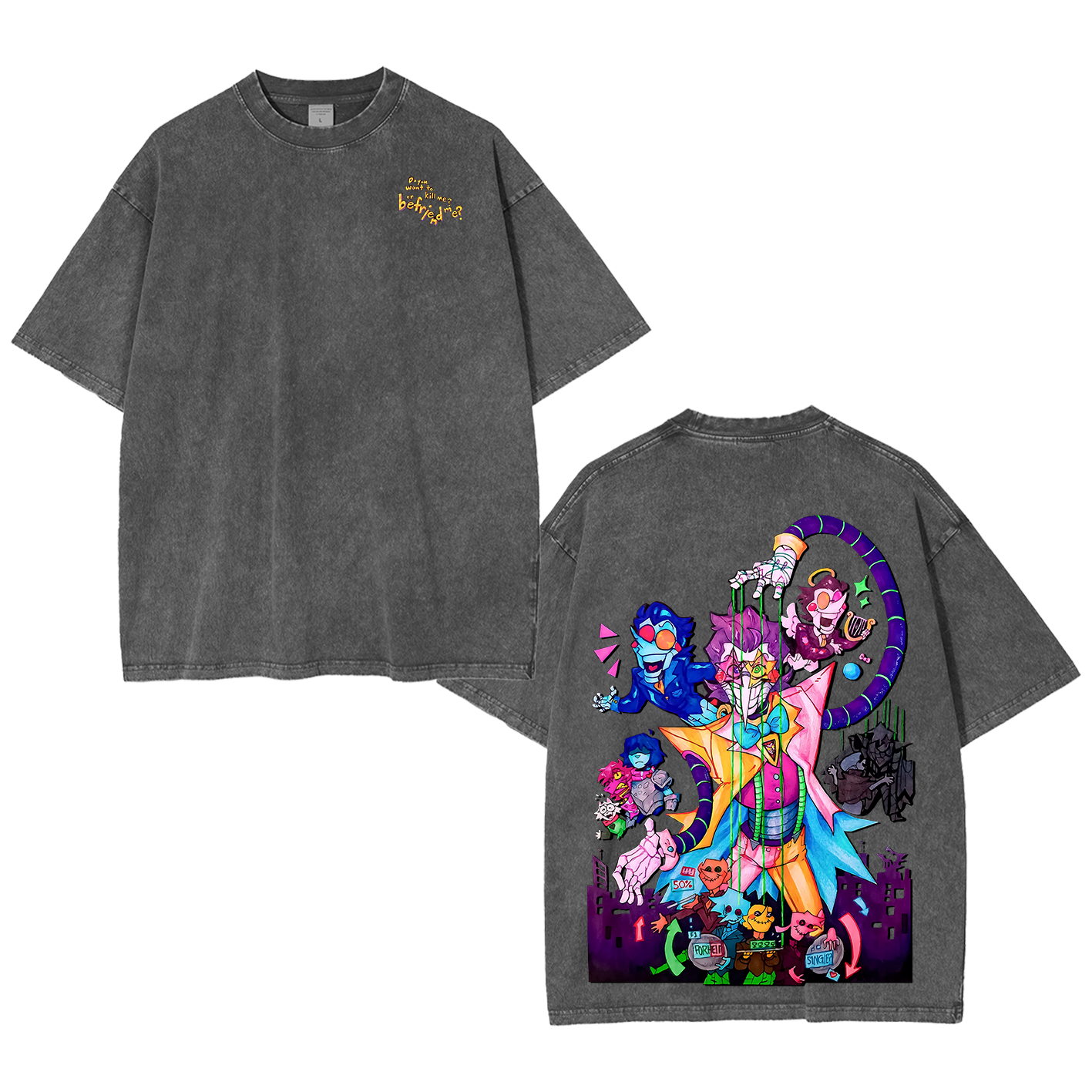 Deltarune Funny Tenna Washed T-shirt/Crewneck/Hoodie