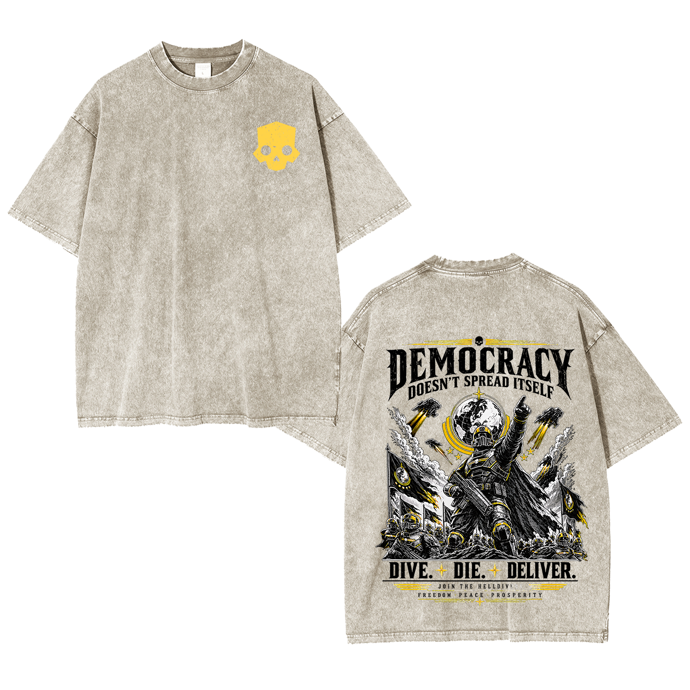 Helldivers Oversized T-shirt/Crewneck/Hoodie