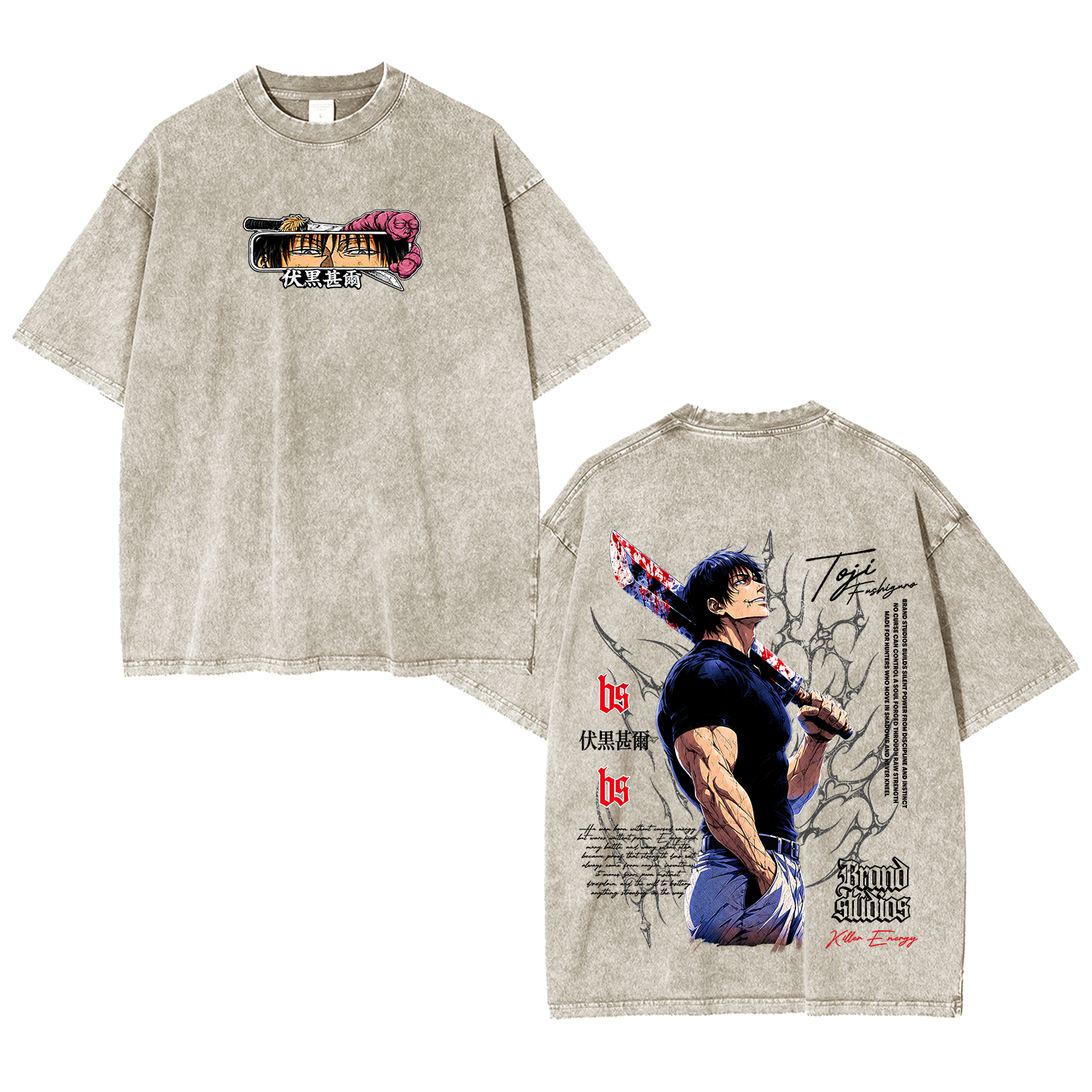 Toji Fushiguro Oversized T-shirt/Crewneck/Hoodie