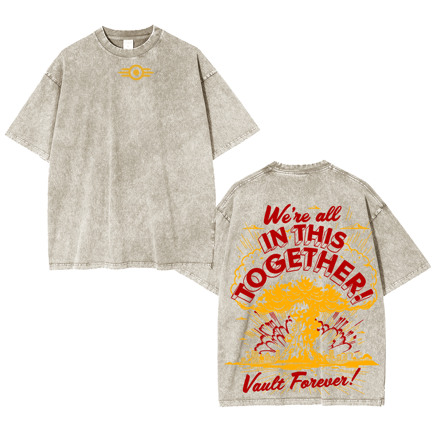 Fallout 4  Washed T-shirt/Crewneck/Hoodie