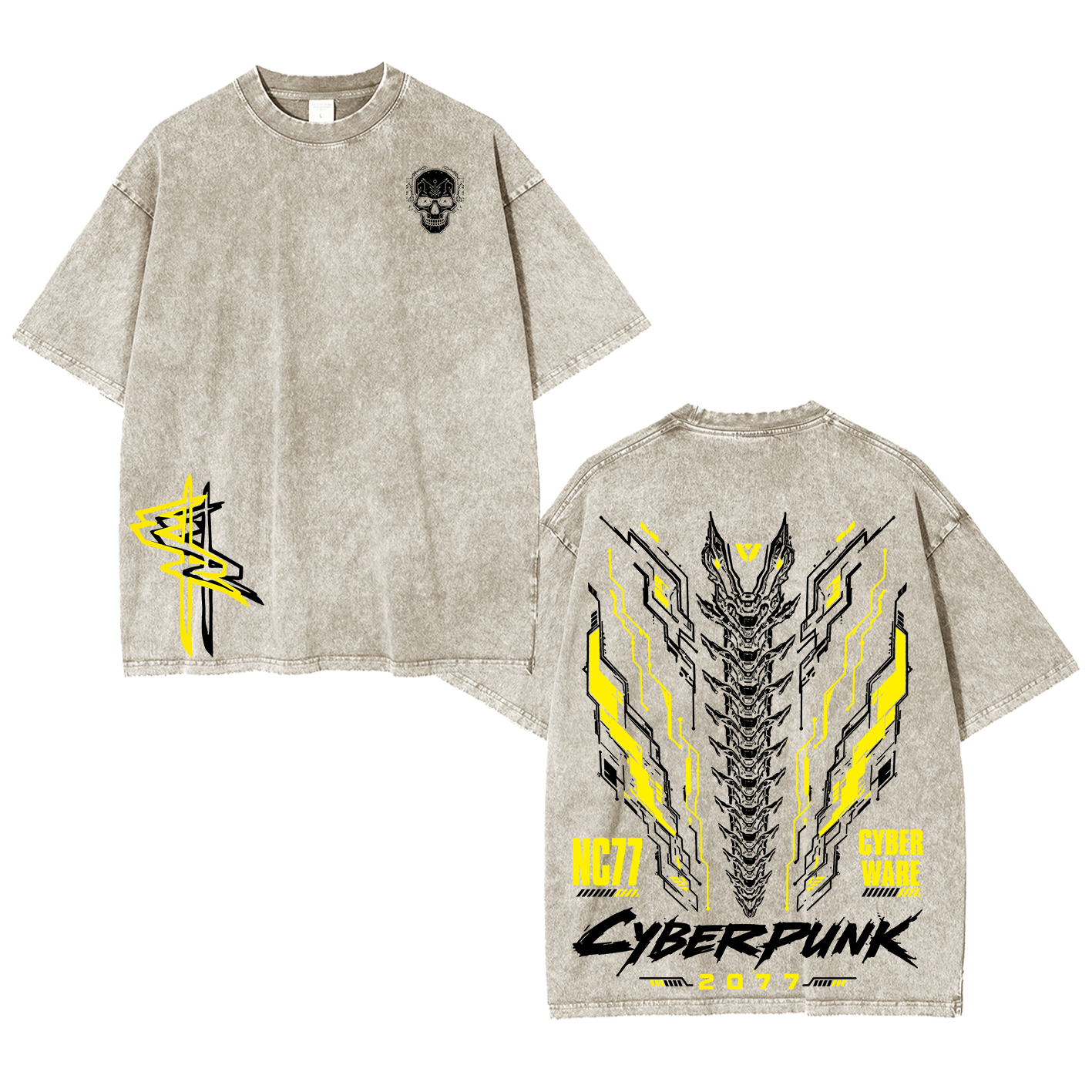 Cyberpunk 2077 Washed T-shirt/Crewneck/Hoodie
