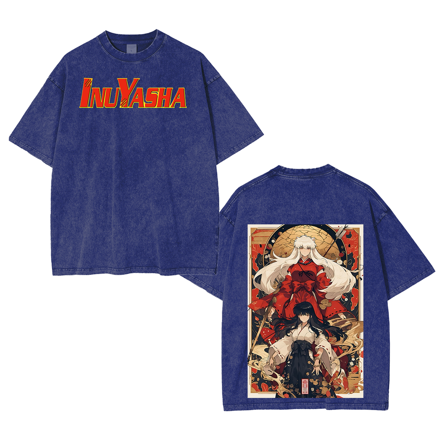 Inuyasha Vintage Unisex  Washed T-Shirt