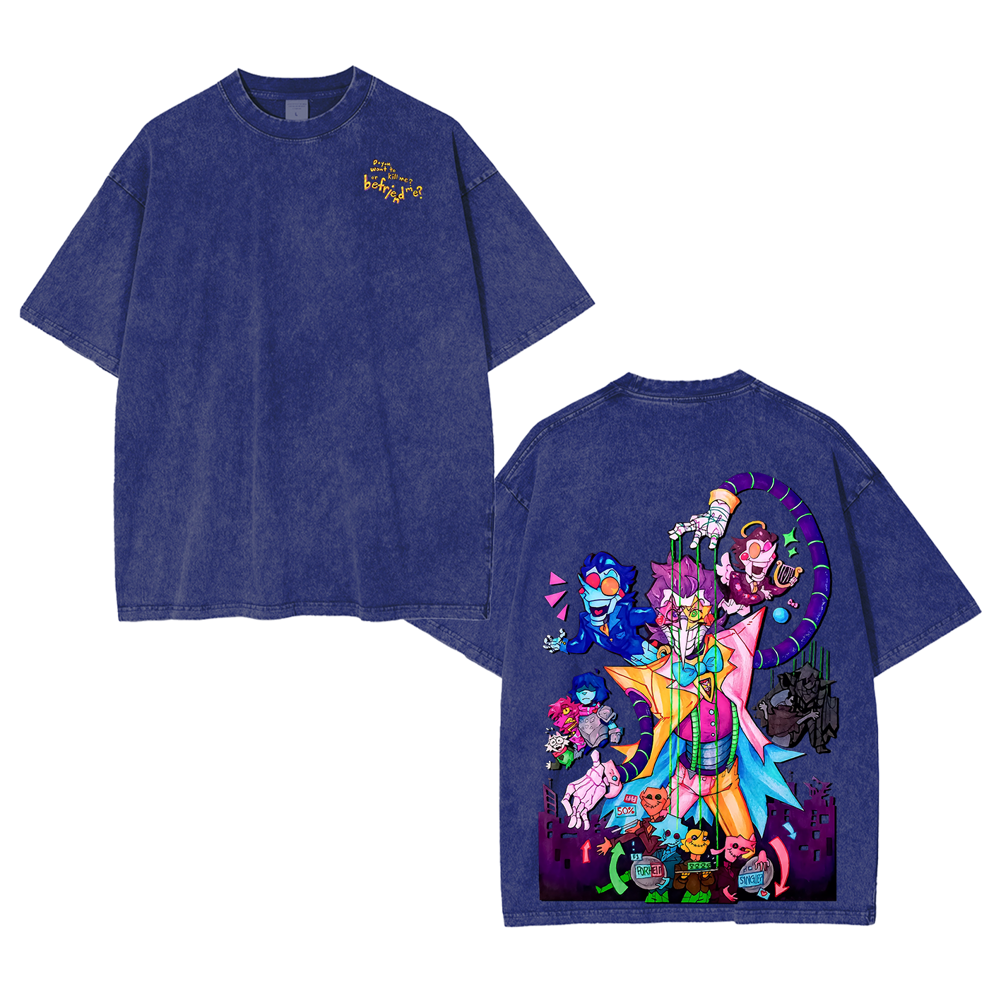 Deltarune Funny Tenna Washed T-shirt/Crewneck/Hoodie