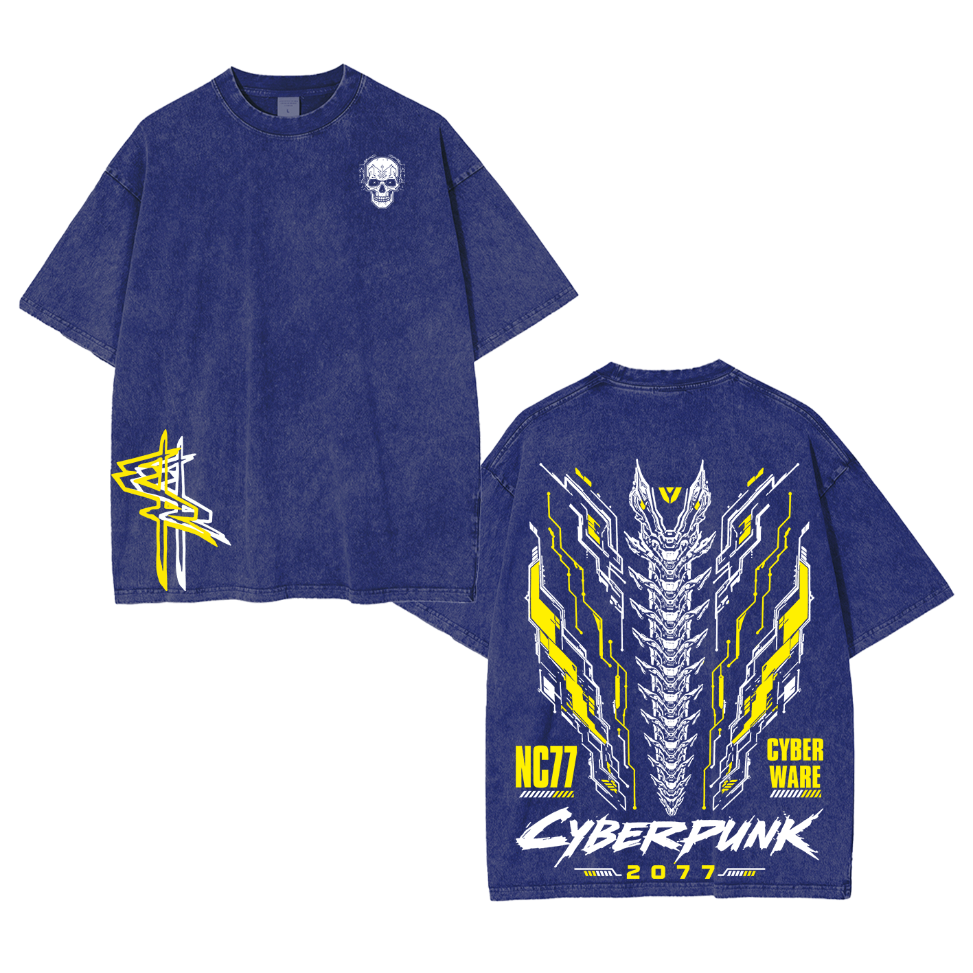 Cyberpunk 2077 Washed T-shirt/Crewneck/Hoodie
