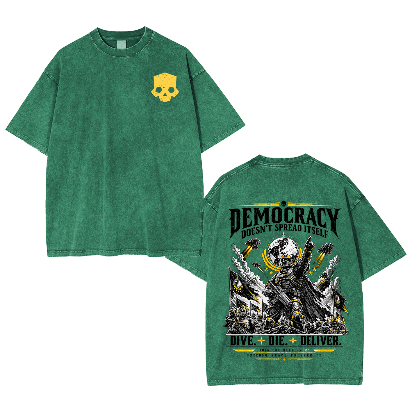 Helldivers Oversized T-shirt/Crewneck/Hoodie