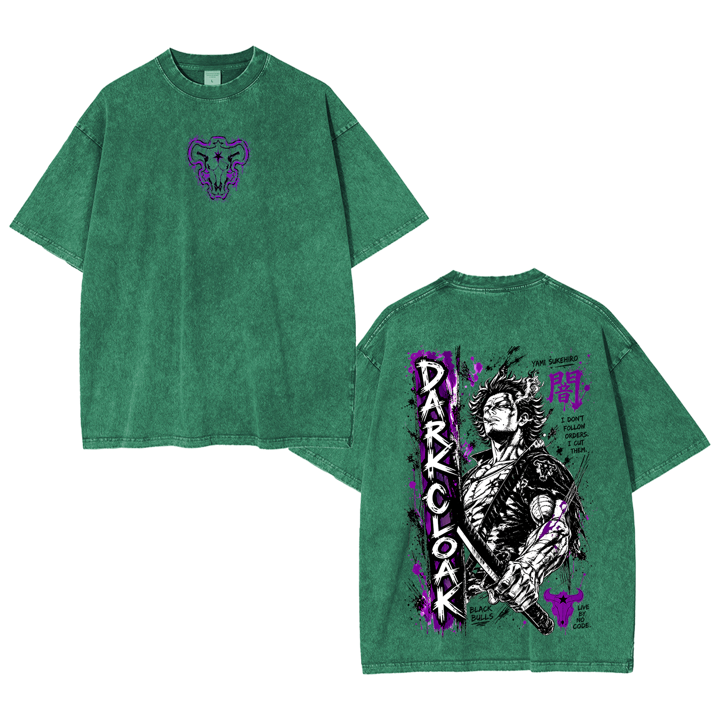 Yami Sukehir Black Clover Oversized T-shirt/Crewneck/Hoodie