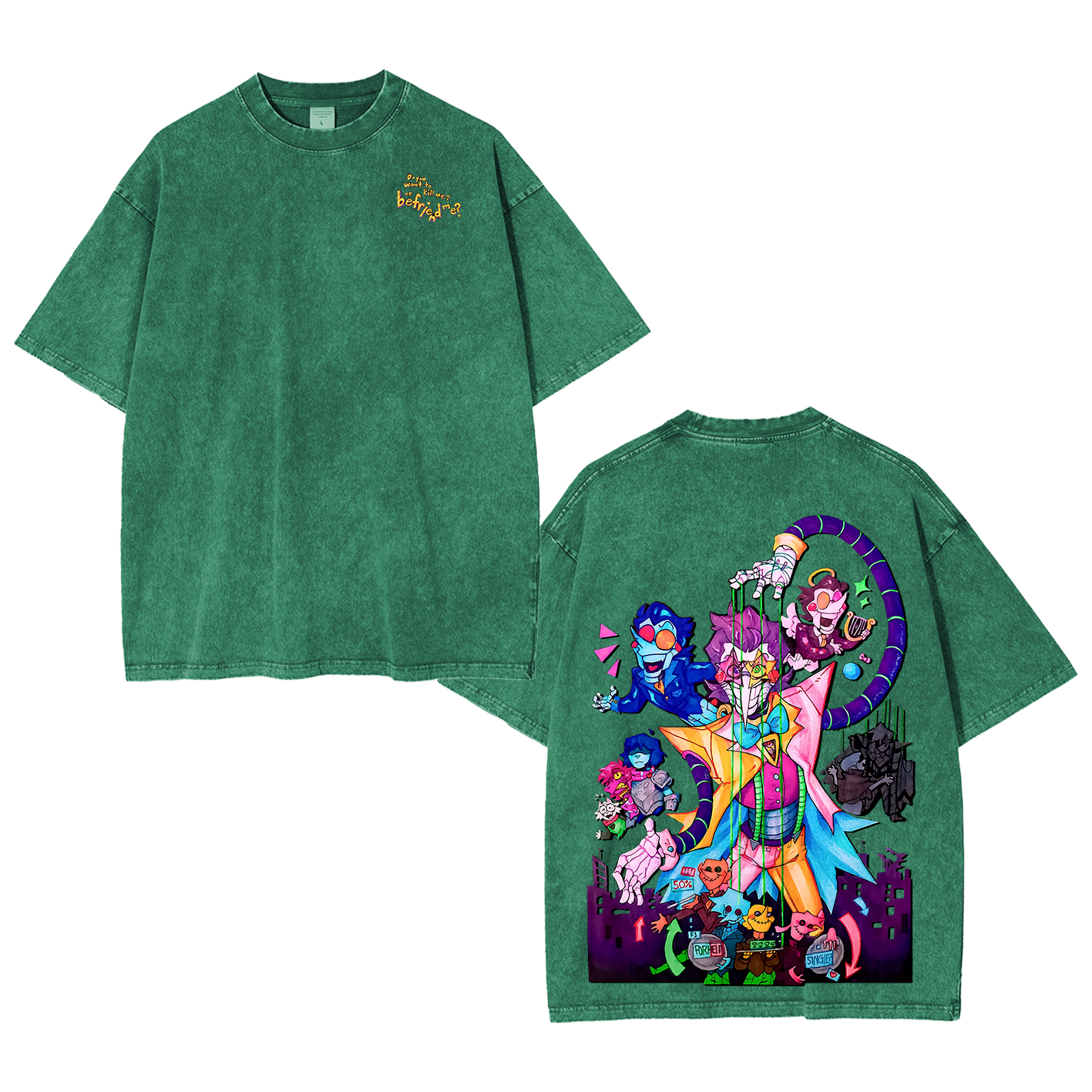 Deltarune Funny Tenna Washed T-shirt/Crewneck/Hoodie