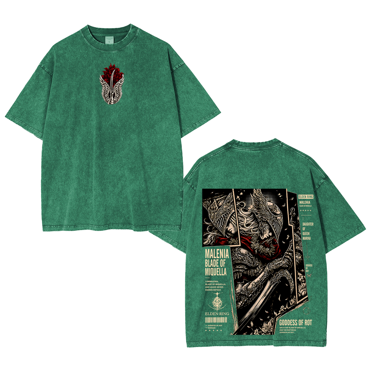Malenia Elden Ring Washed T-shirt/Crewneck/Hoodie