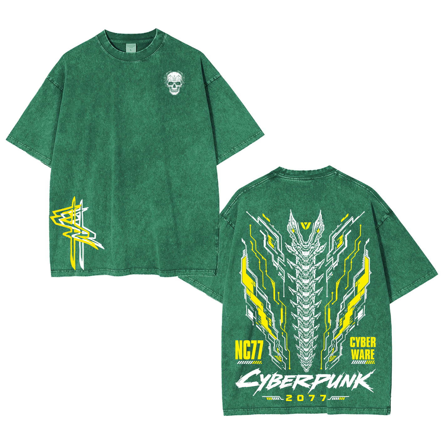 Cyberpunk 2077 Washed T-shirt/Crewneck/Hoodie