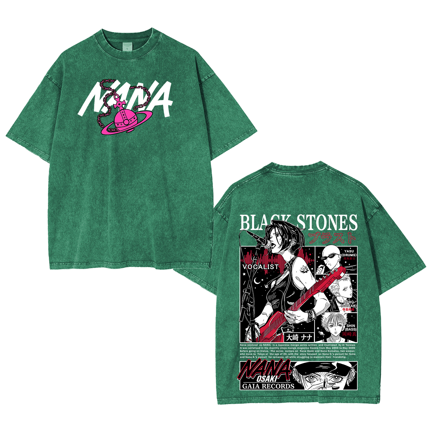 Black Stones Nana Washed T-shirt/Crewneck/Hoodie