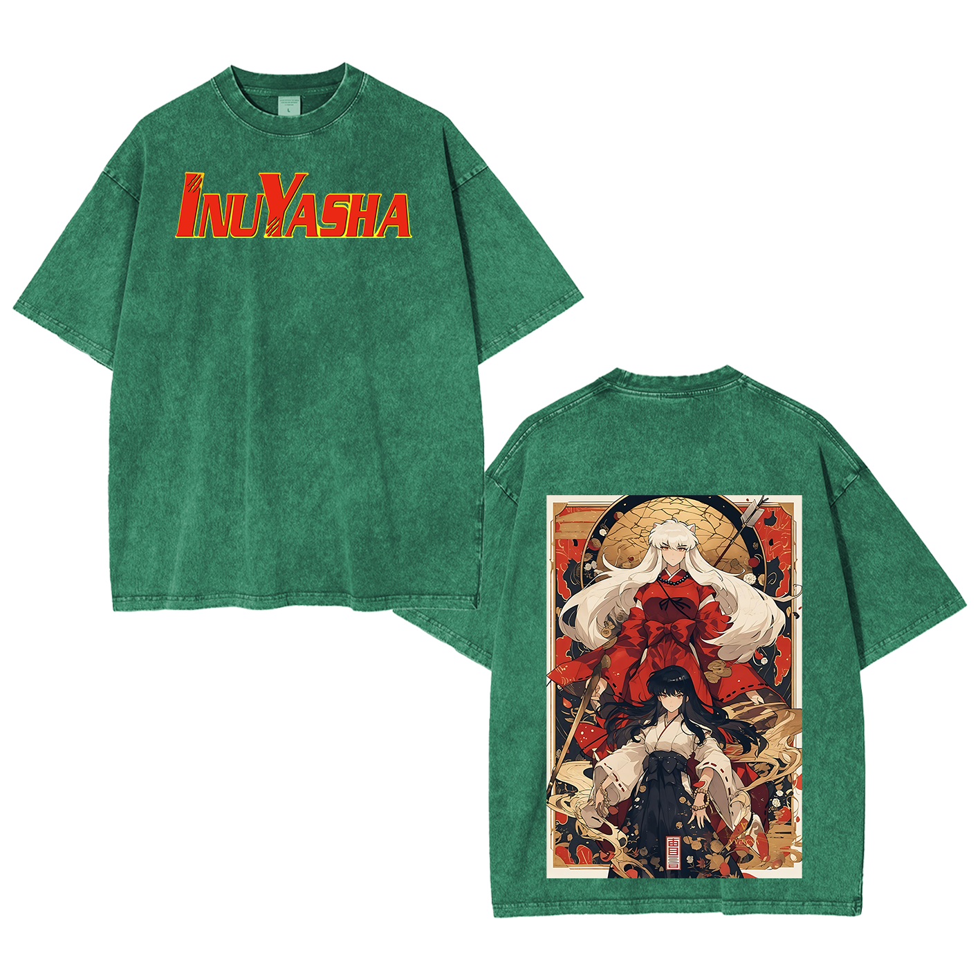 Inuyasha Vintage Unisex  Washed T-Shirt