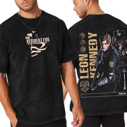 Resident Evil Leon Kennedy Requiem Oversized T-shirt/Crewneck/Hoodie