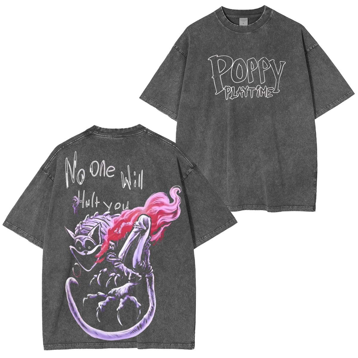 Poppy Playtime Washed T-shirt/Crewneck/Hoodie