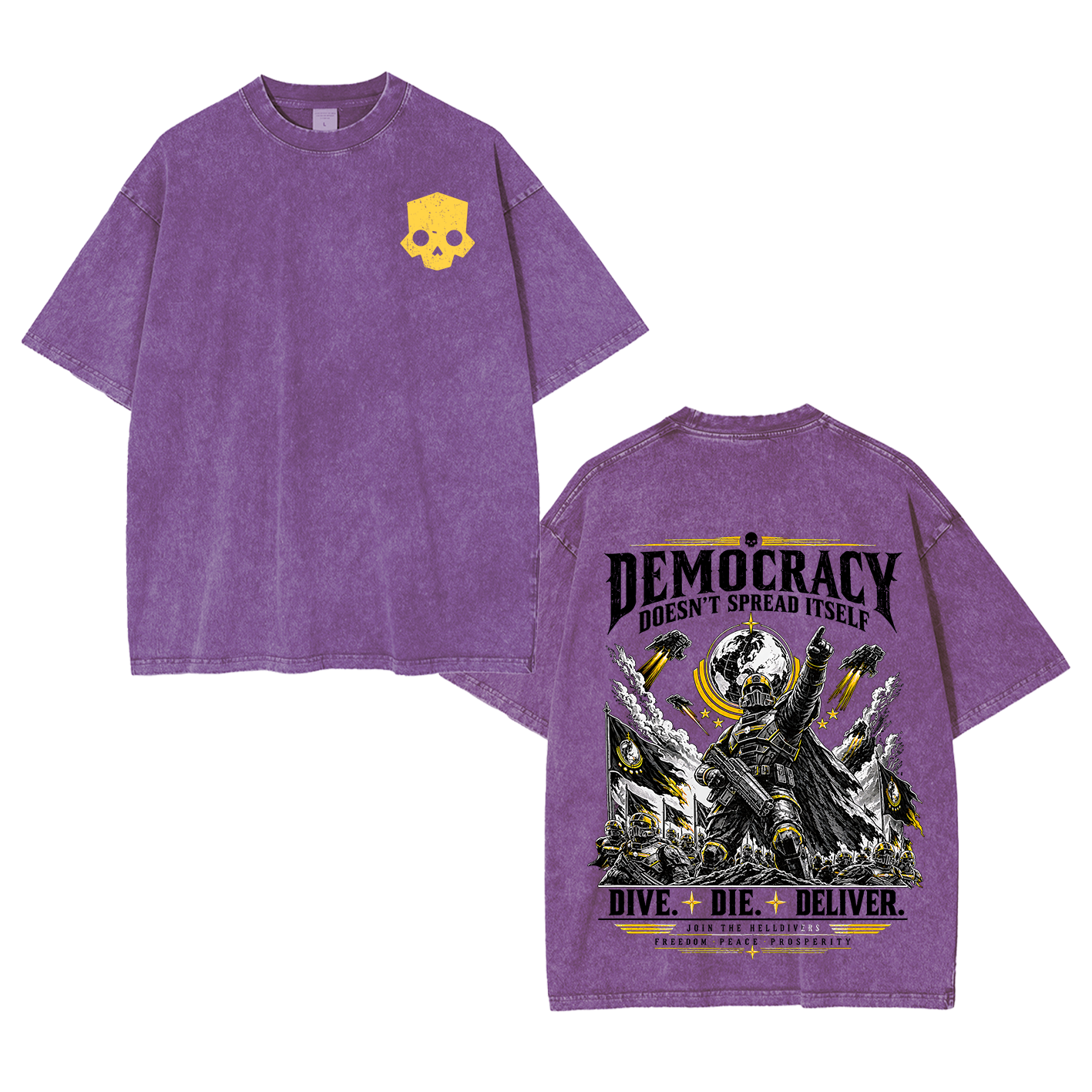 Helldivers Oversized T-shirt/Crewneck/Hoodie