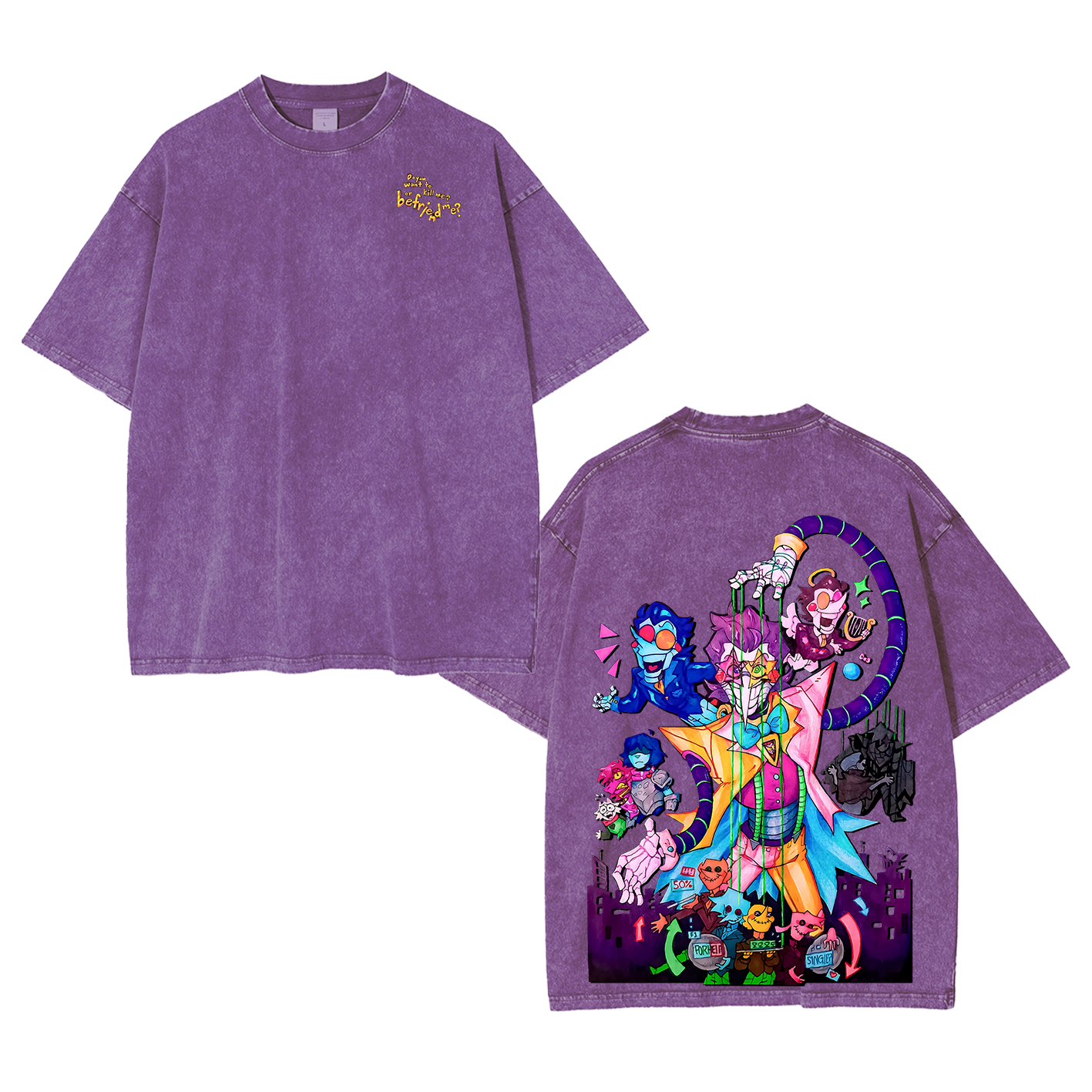 Deltarune Funny Tenna Washed T-shirt/Crewneck/Hoodie