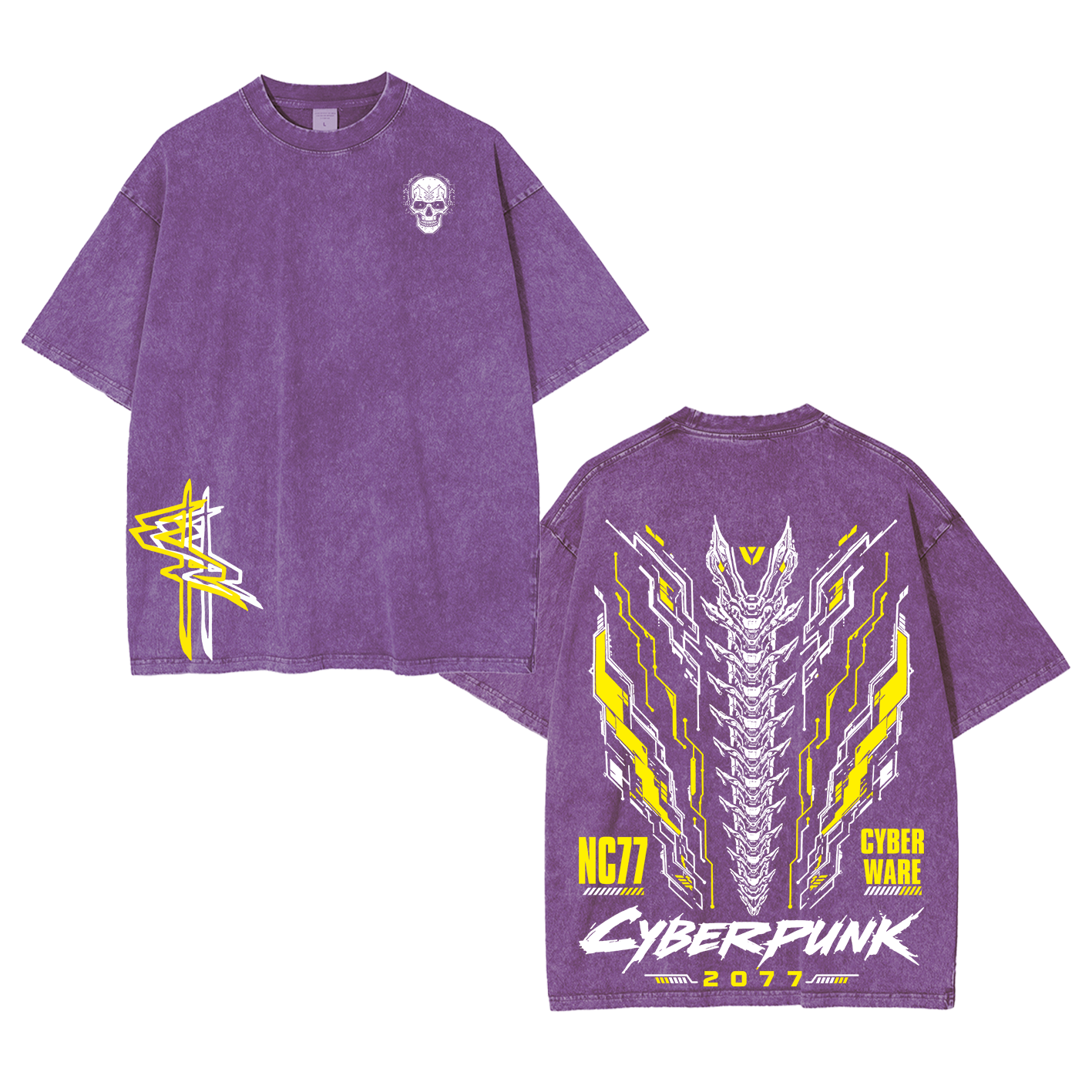 Cyberpunk 2077 Washed T-shirt/Crewneck/Hoodie