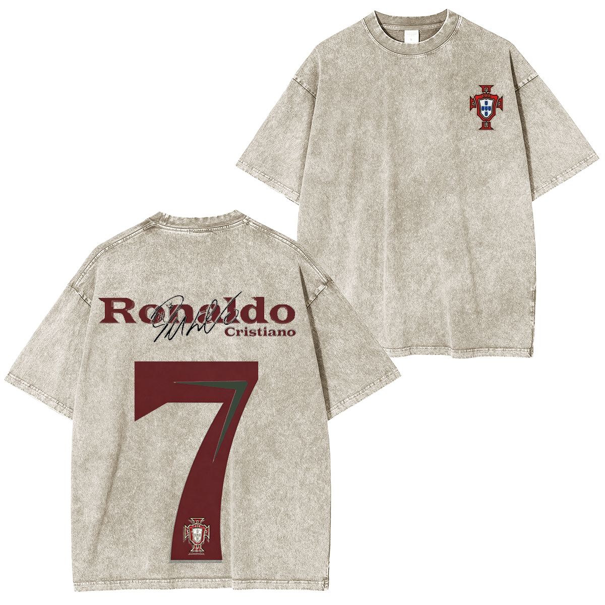 Ronaldo Washed T-shirt/Crewneck/Hoodie