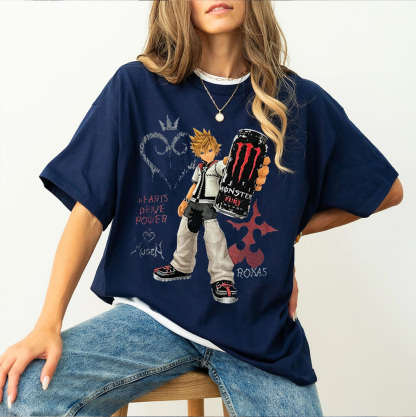 Sora Kingdom Hearts Oversized T-shirt/Crewneck/Hoodie