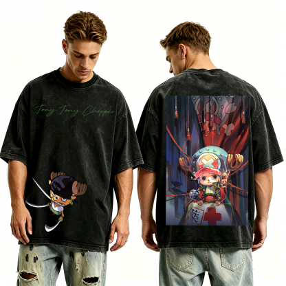 Tony Tony Chopper,One Piece Unisex Washed T-Shirt