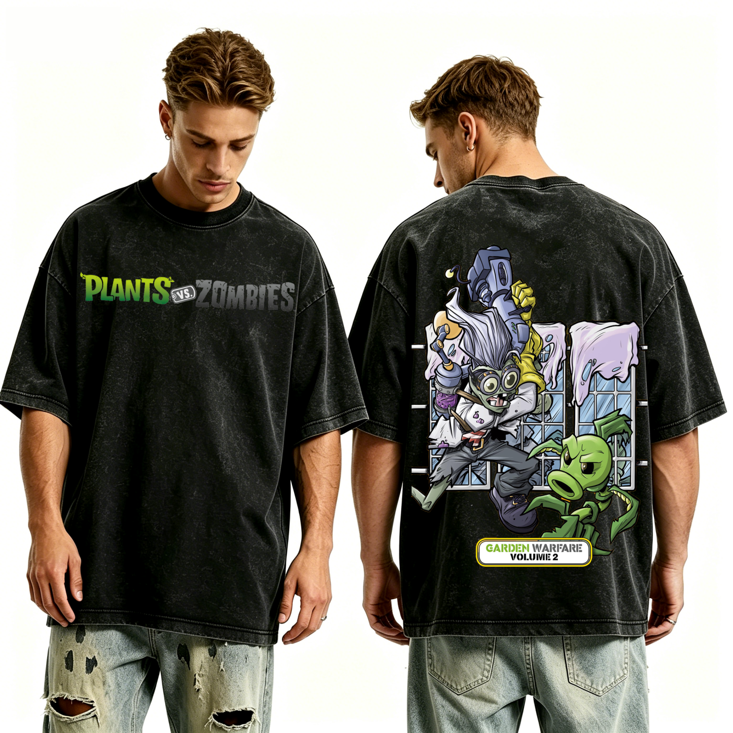 Plants vs. Zombies: Garden Warfare Volume 2 Unisex Washed T-Shirt