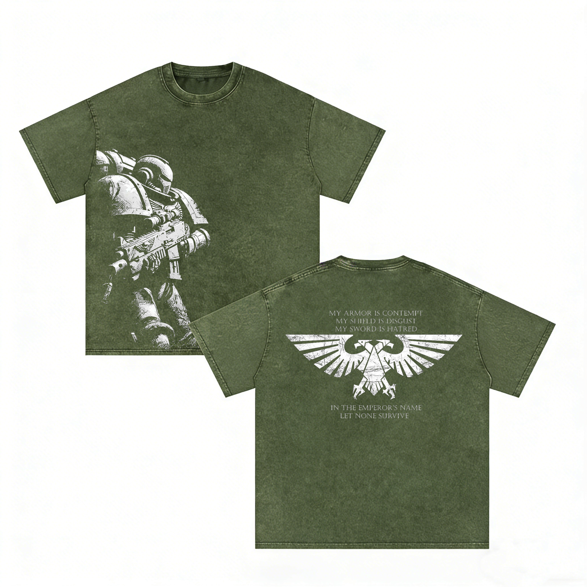 Warhammer 40k Game Unisex Washed T-Shirt