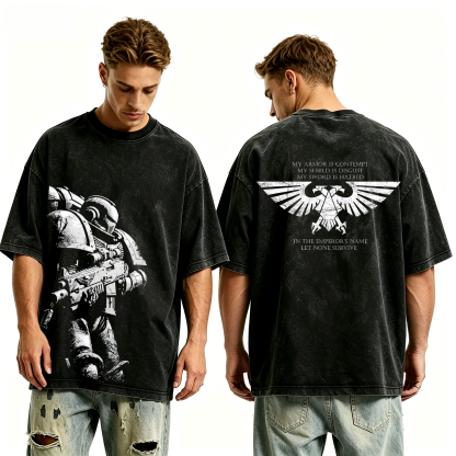 Warhammer 40k Game Unisex Washed T-Shirt