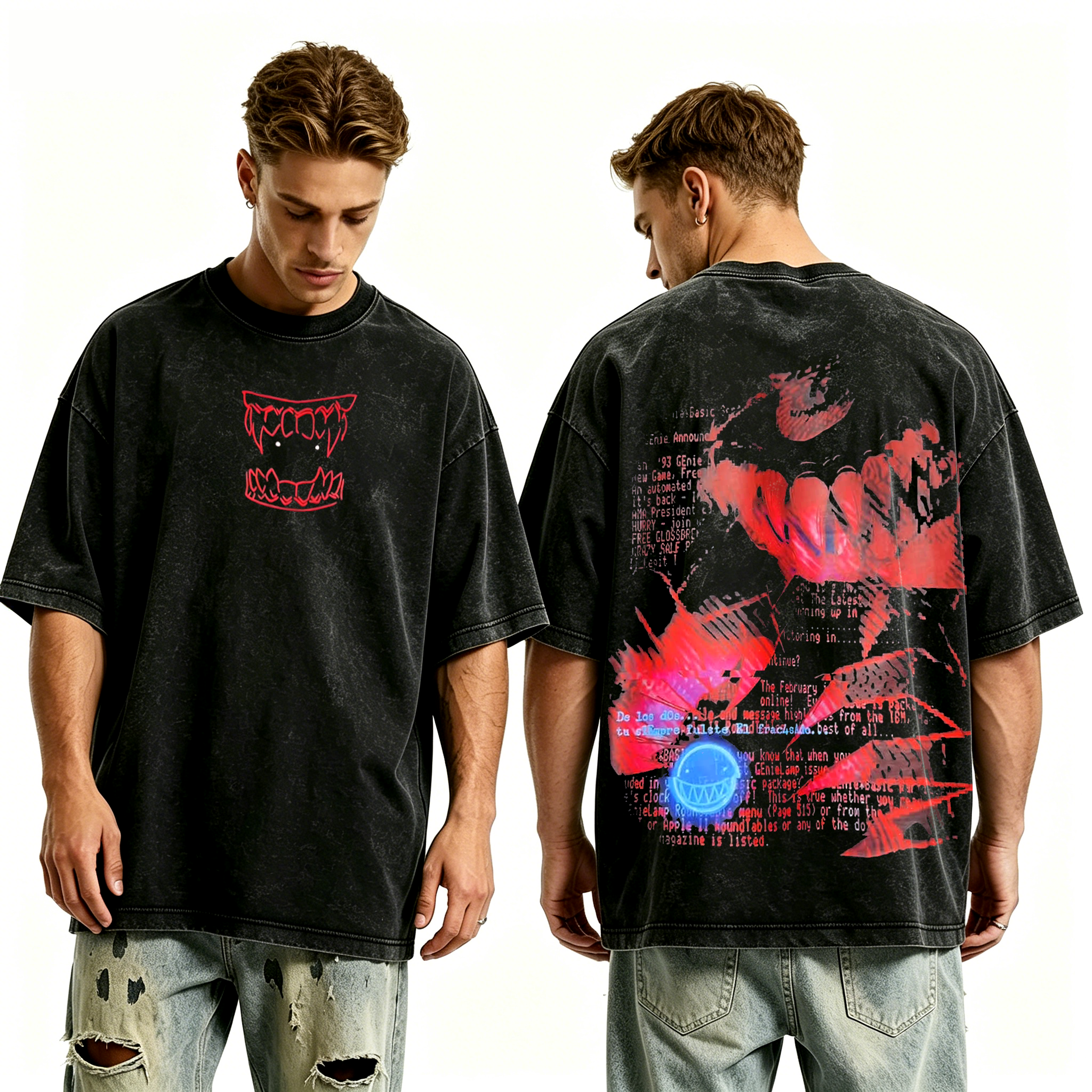 The Amazing Digital Circus Unisex Washed T-Shirt