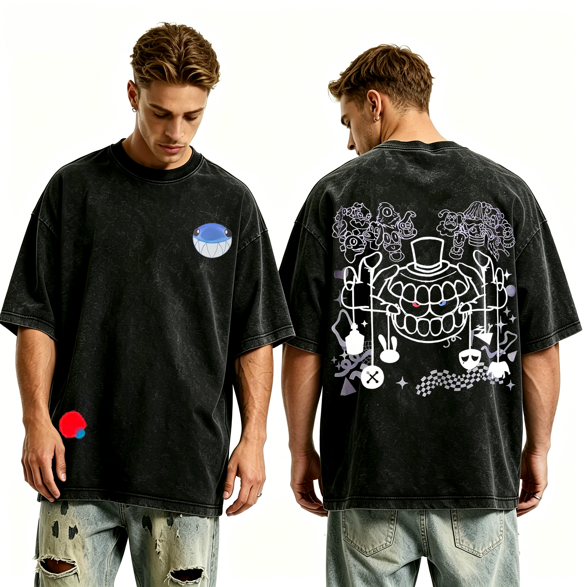 The Amazing Digital Circus Unisex Washed T-Shirt