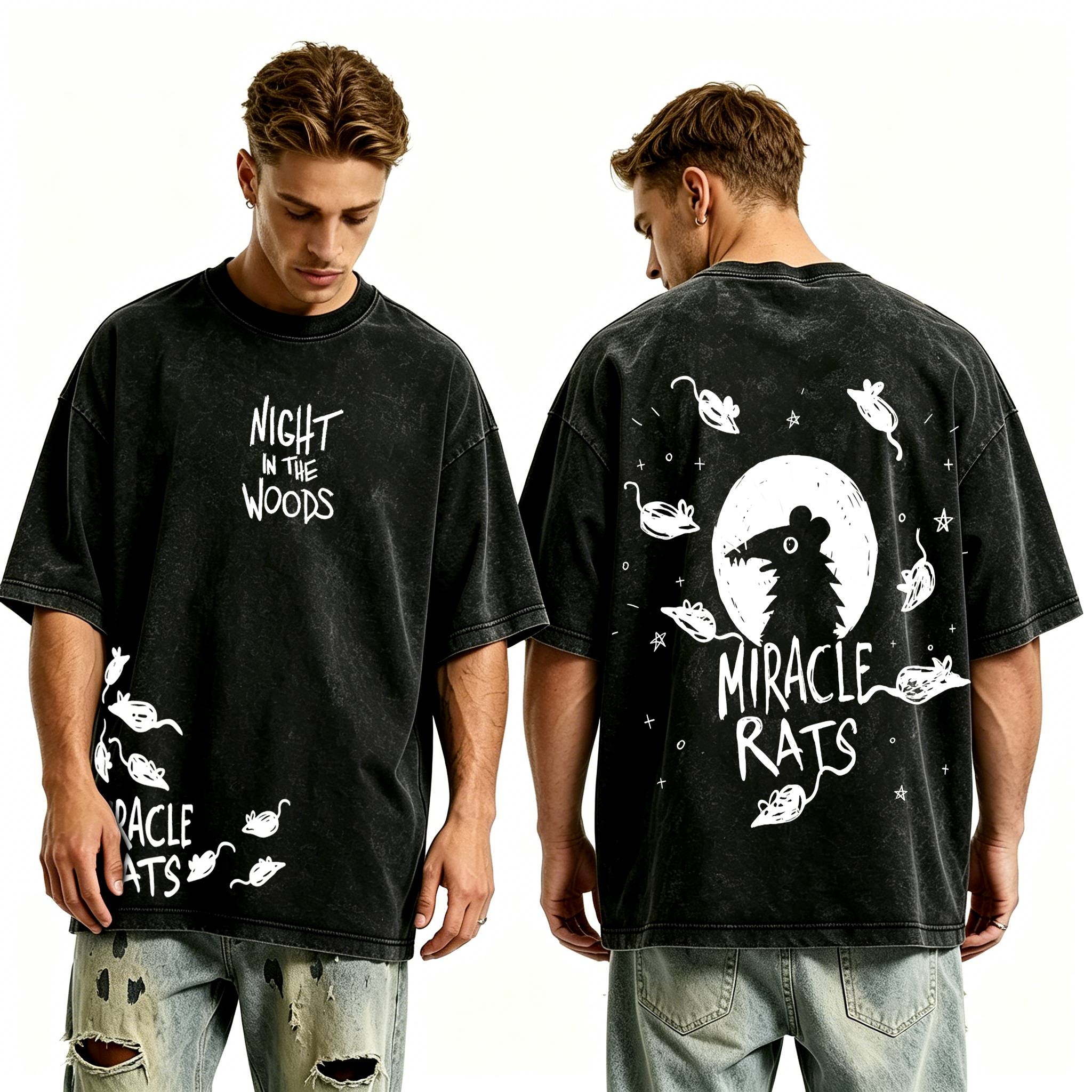 Night in the Woods Unisex Washed T-Shirt