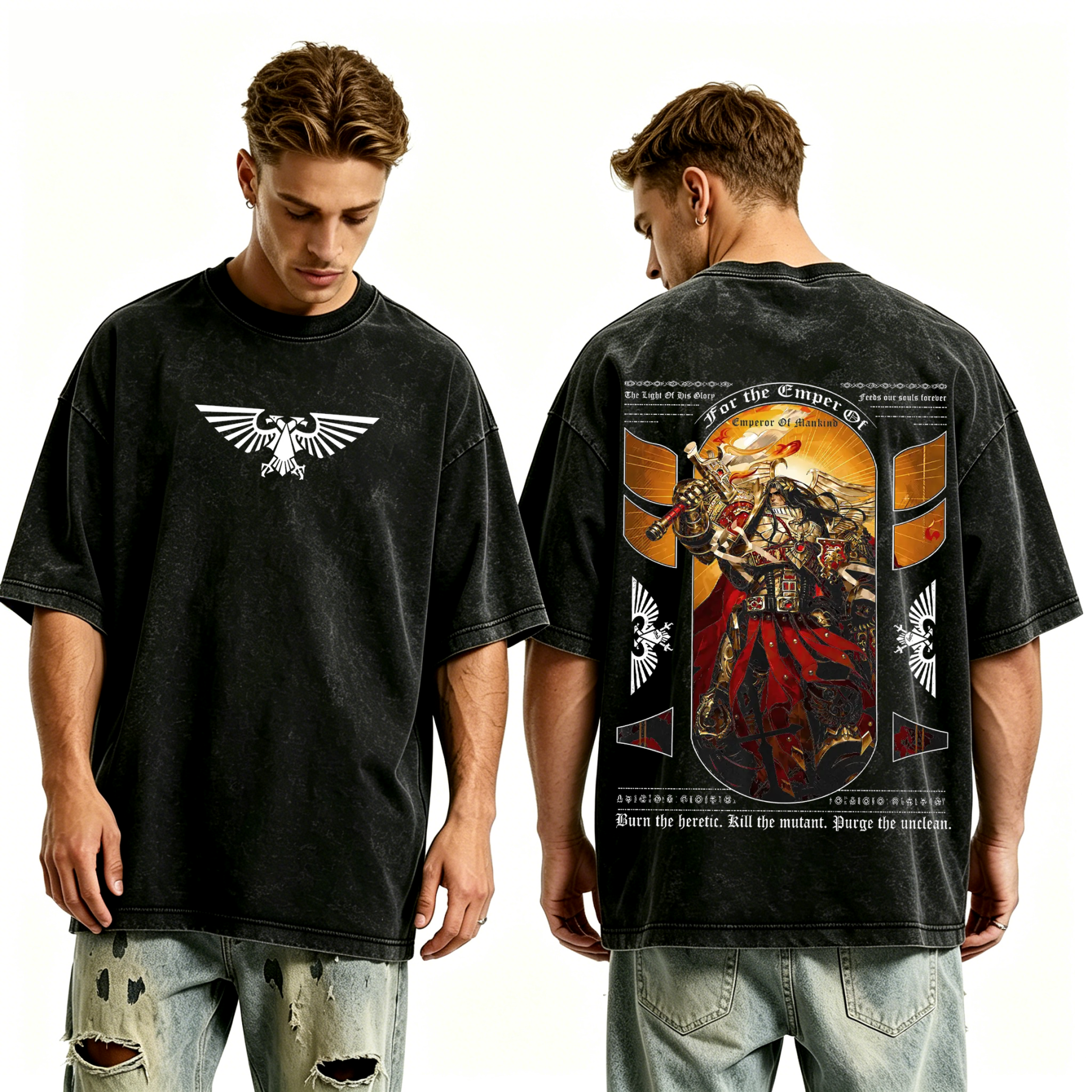 Warhammer 40K Game Unisex Washed T-Shirt