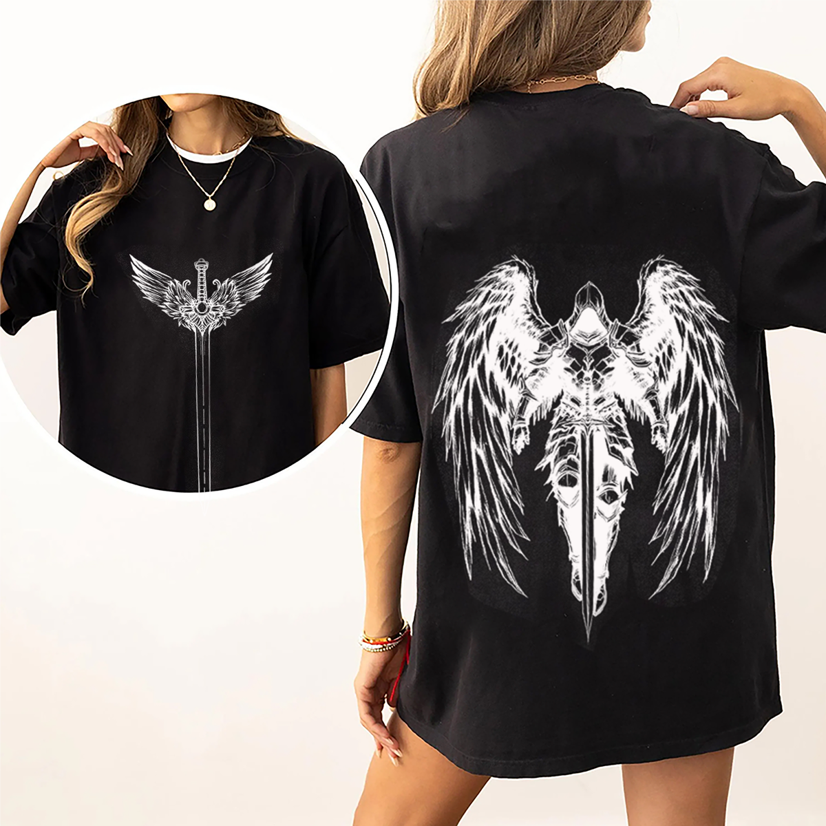Arcangel Saint Michael Vintage Washed T-shirt/Crewneck/Hoodie