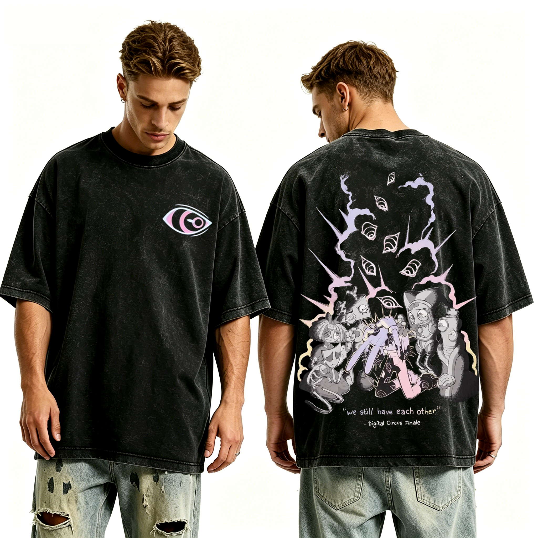 The Amazing Digital Circus Unisex Washed T-Shirt