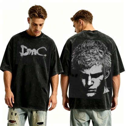 Devil May Cry Game Unisex Washed T-Shirt