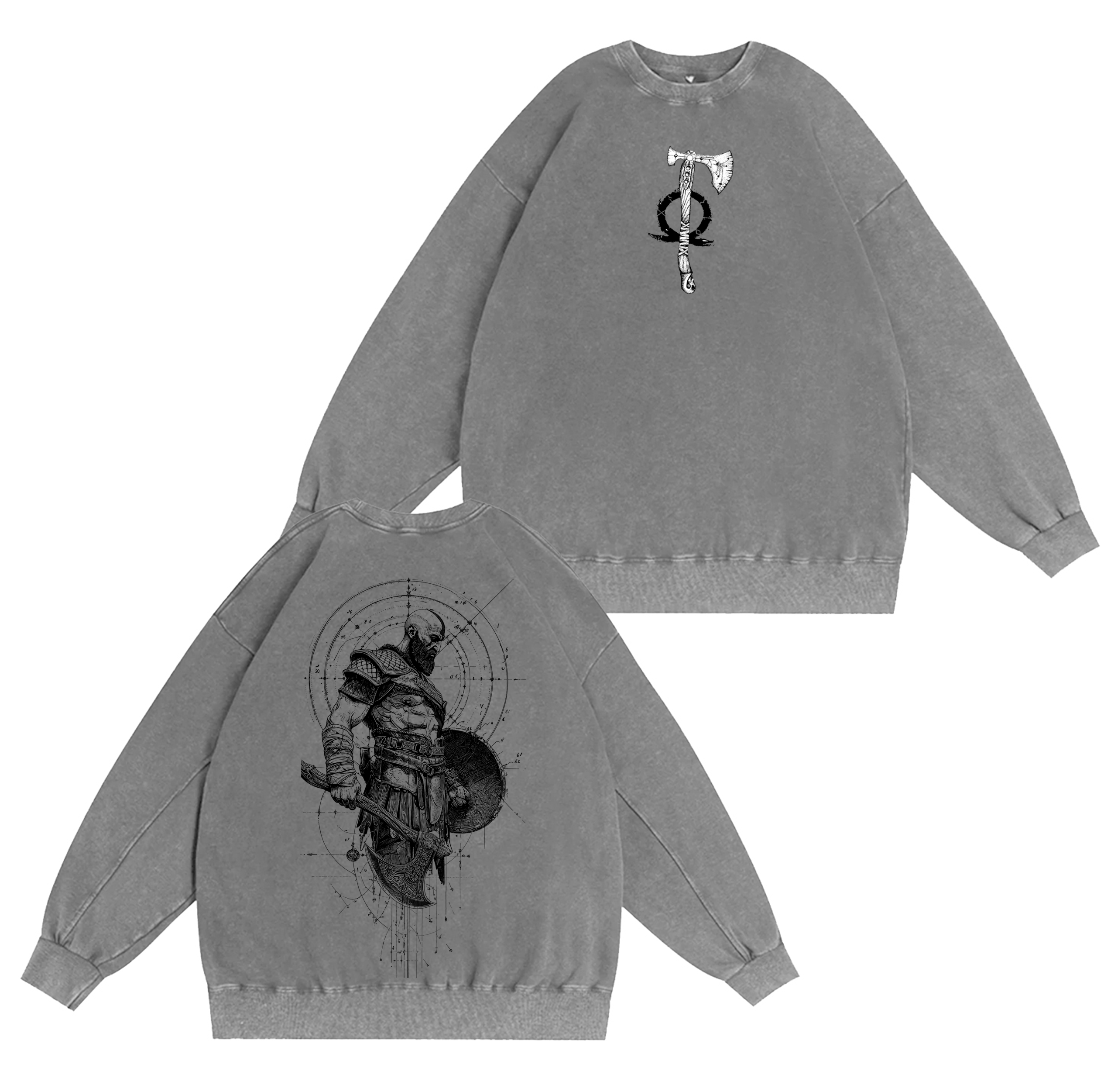 Kratos God of War Oversized T-shirt/Crewneck/Hoodie