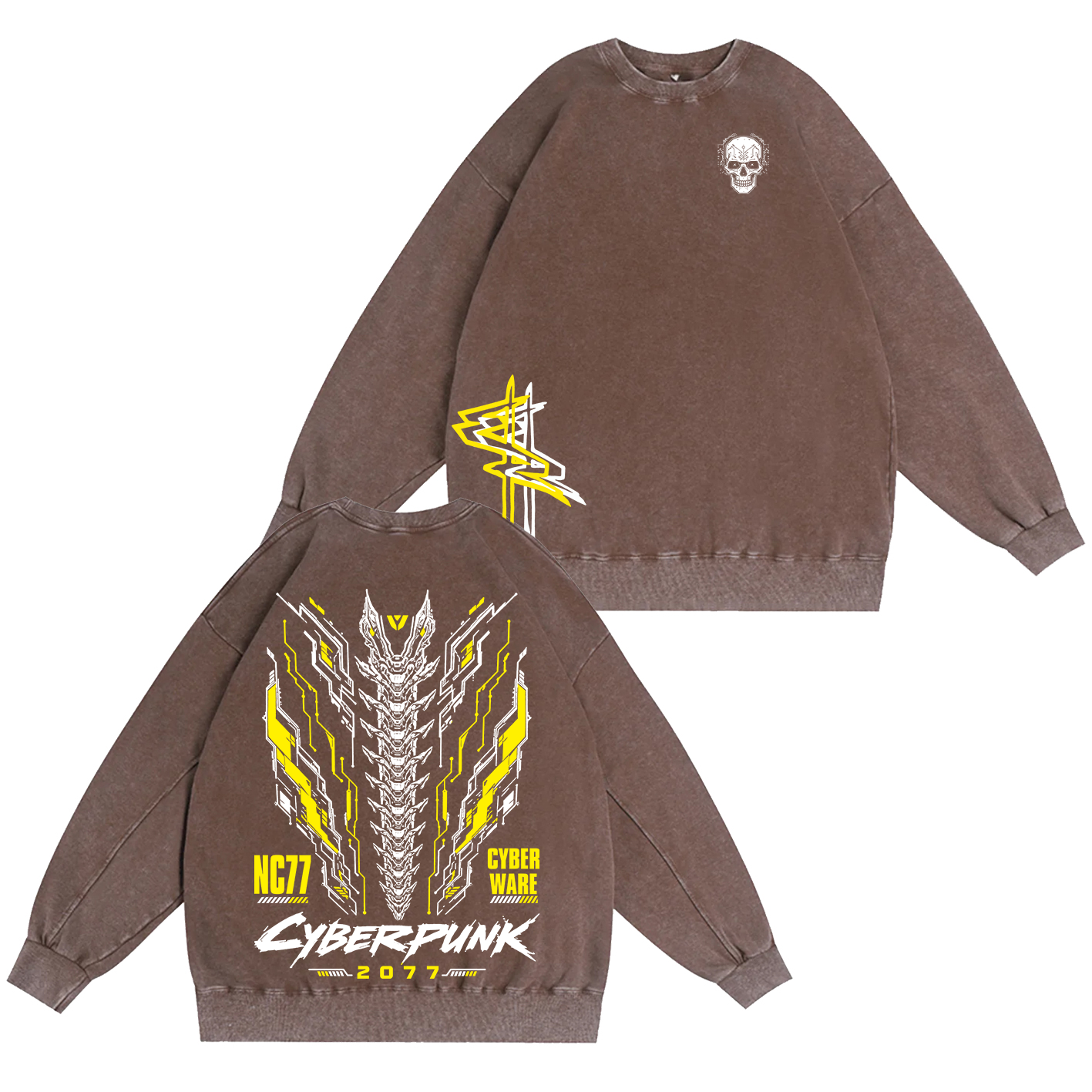 Cyberpunk 2077 Washed T-shirt/Crewneck/Hoodie