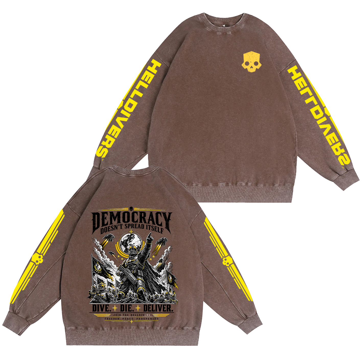 Helldivers Oversized T-shirt/Crewneck/Hoodie