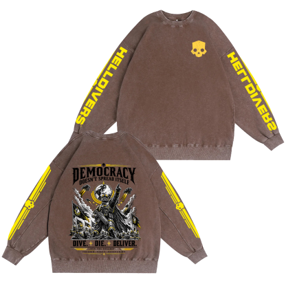 Helldivers Oversized T-shirt/Crewneck/Hoodie