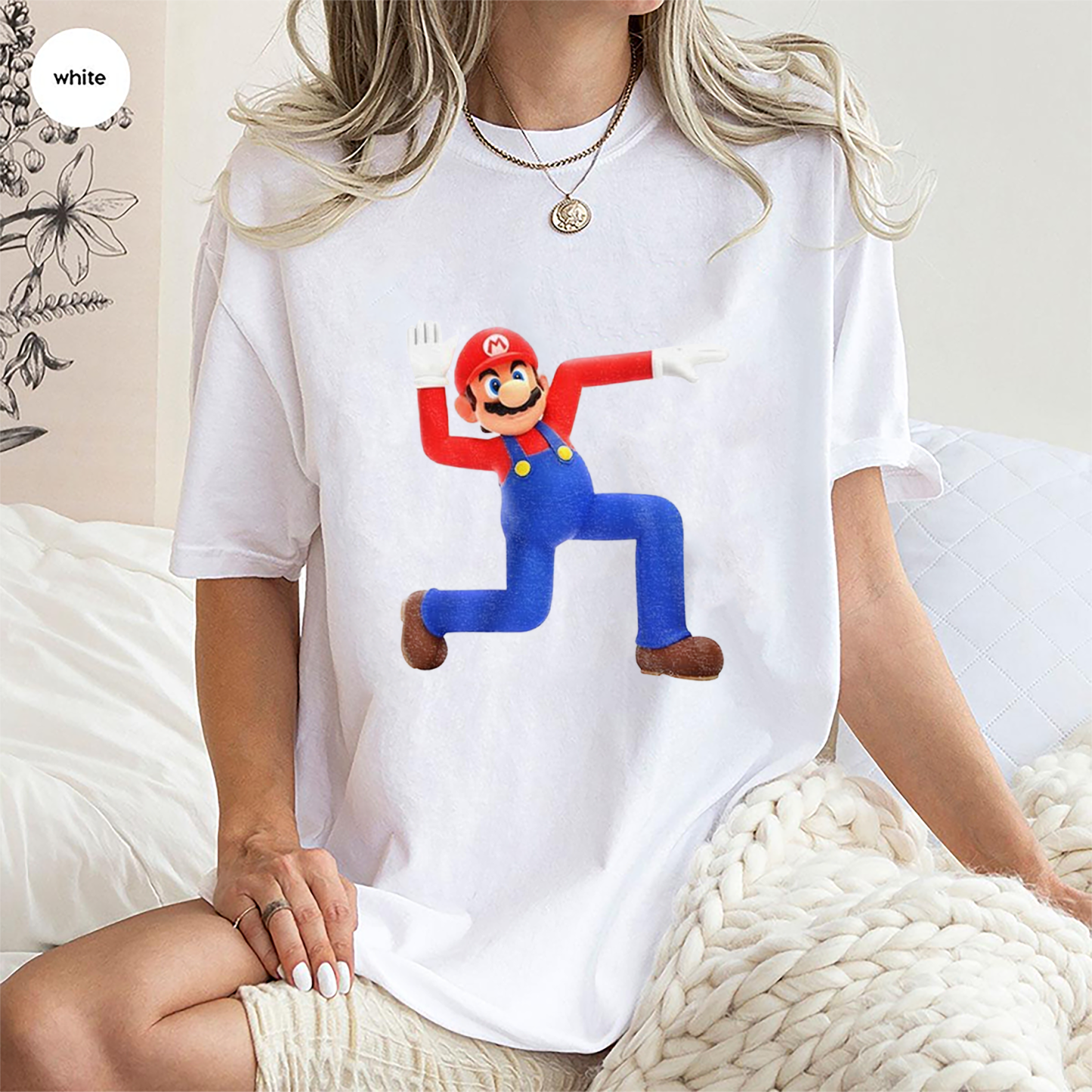 Super Mario Nazio Funny Meme Unisex T-shirt/Crewneck/Hoodie