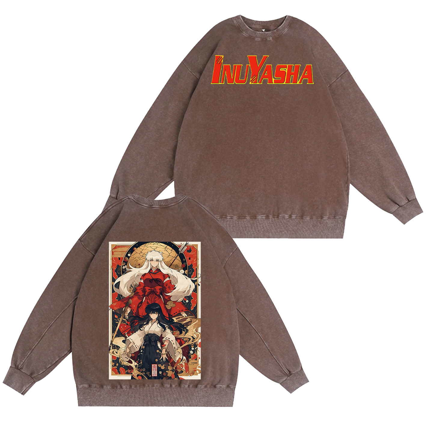 Inuyasha Vintage Unisex  Washed T-Shirt