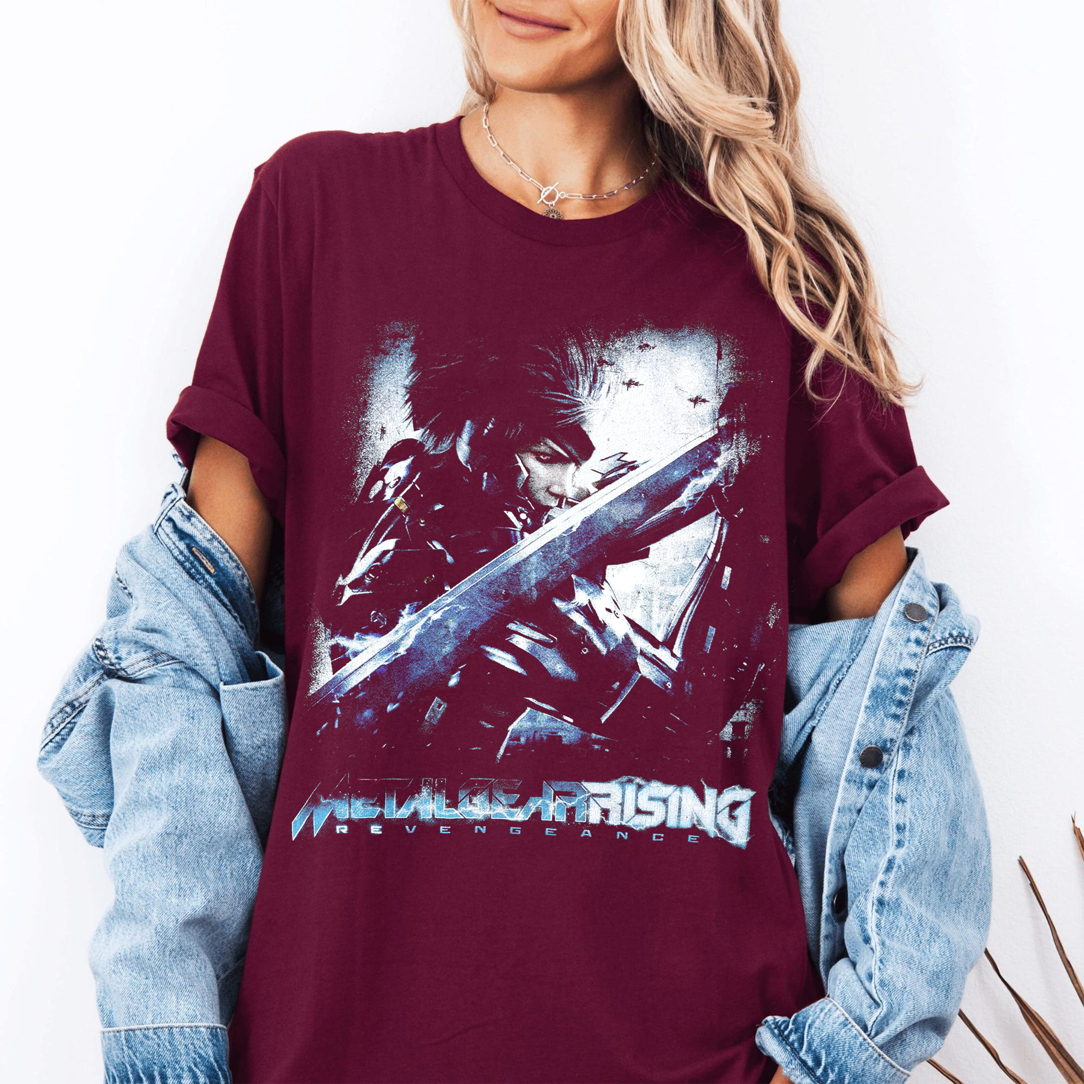 2013 Metal Gear Rising Revengeance Raiden Konami Remake  Unisex T-shirt/Crewneck/Hoodie