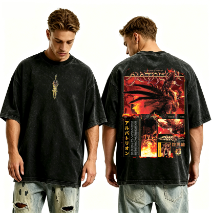 Alatreon,Monster Hunter Unisex Washed T-Shirt