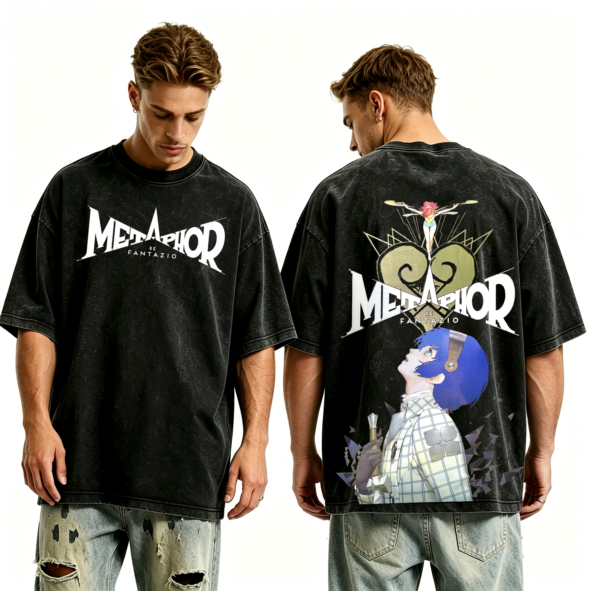 Metaphor ReFantazio Game Unisex Washed T-Shirt