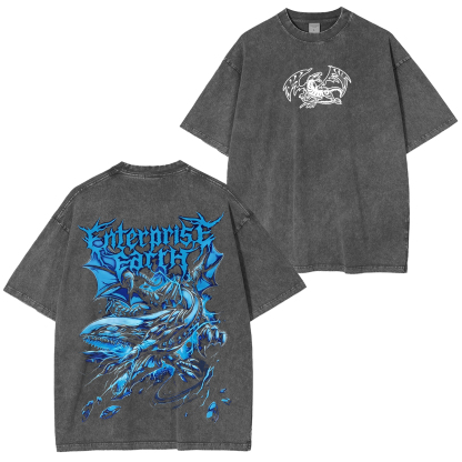 [Copy]Remera Skeletor Unisex Washed T-Shirt