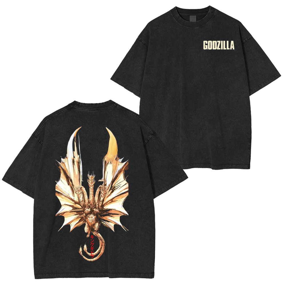 Ghidora Unisex Washed T-Shirt