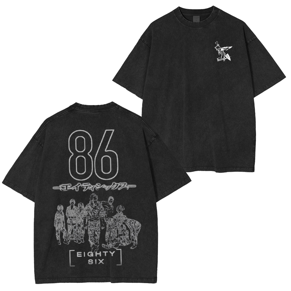 Eighty Six oversized Unisex Washed T-Shirt