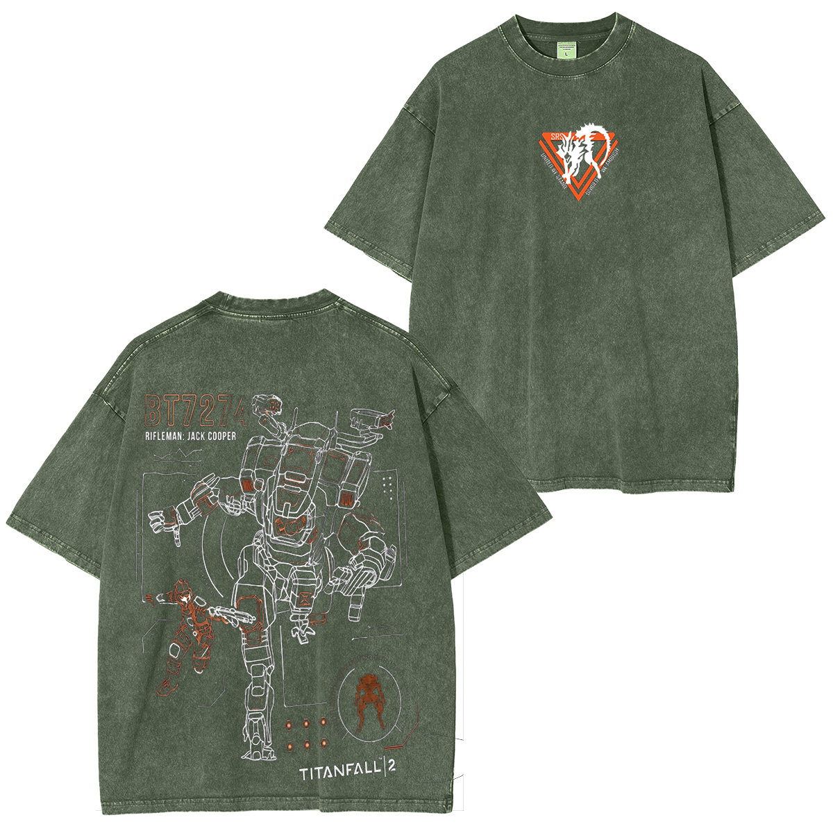 Titanfall2 Unisex Washed T-Shirt