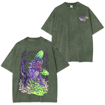 Monster Hunter Unisex Washed T-Shirt
