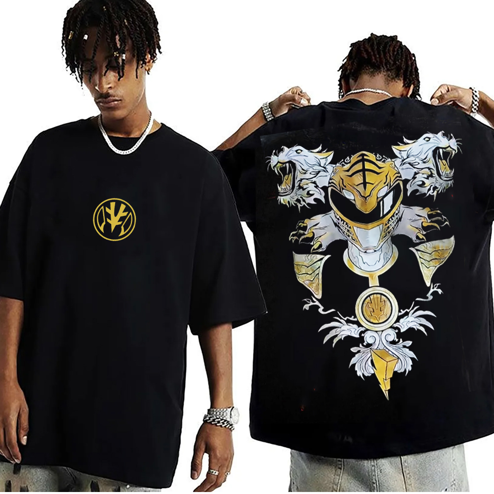 White Ranger Unisex Washed T-Shirt