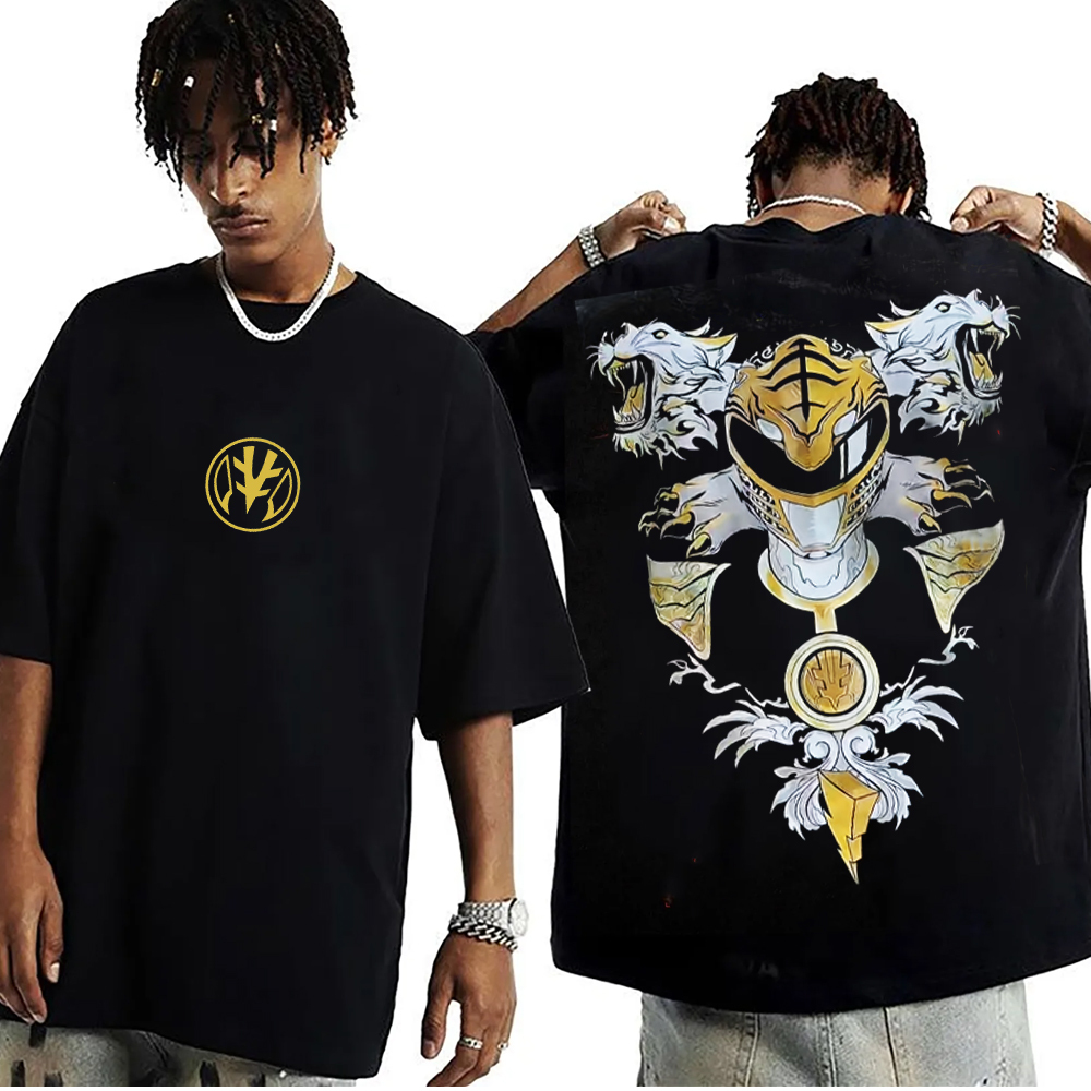 White Ranger Unisex Washed T-Shirt