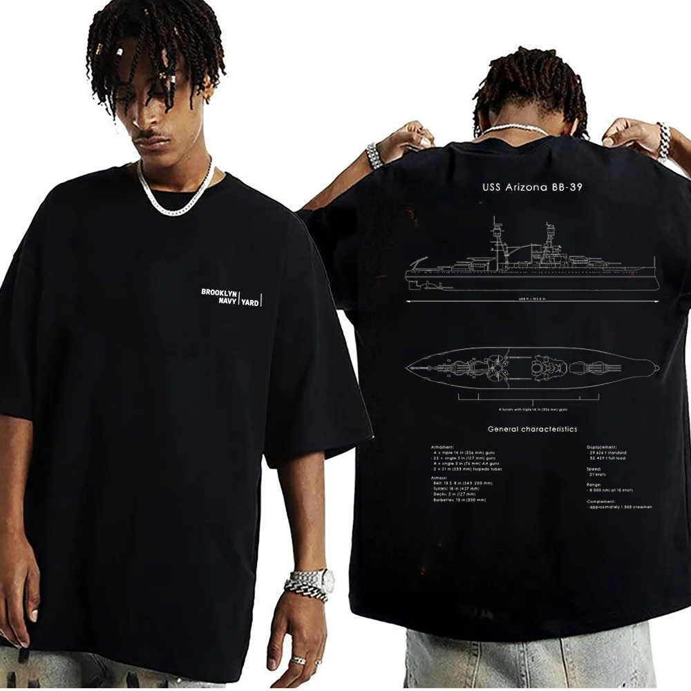 USS Arizona BB-39 Oversized Unisex T-shirt/Crewneck/Hoodie
